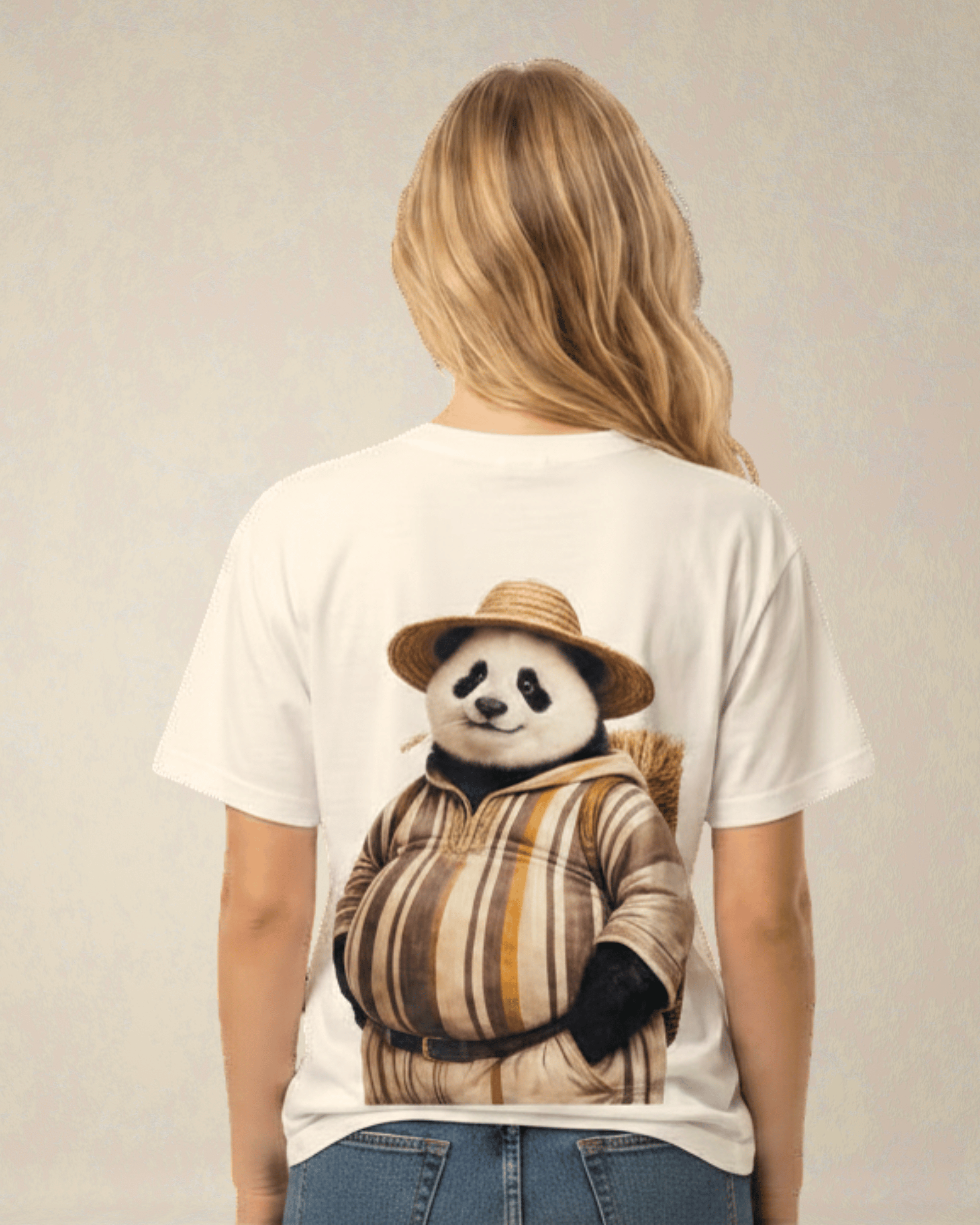 T-Shirt Panda Oversize
