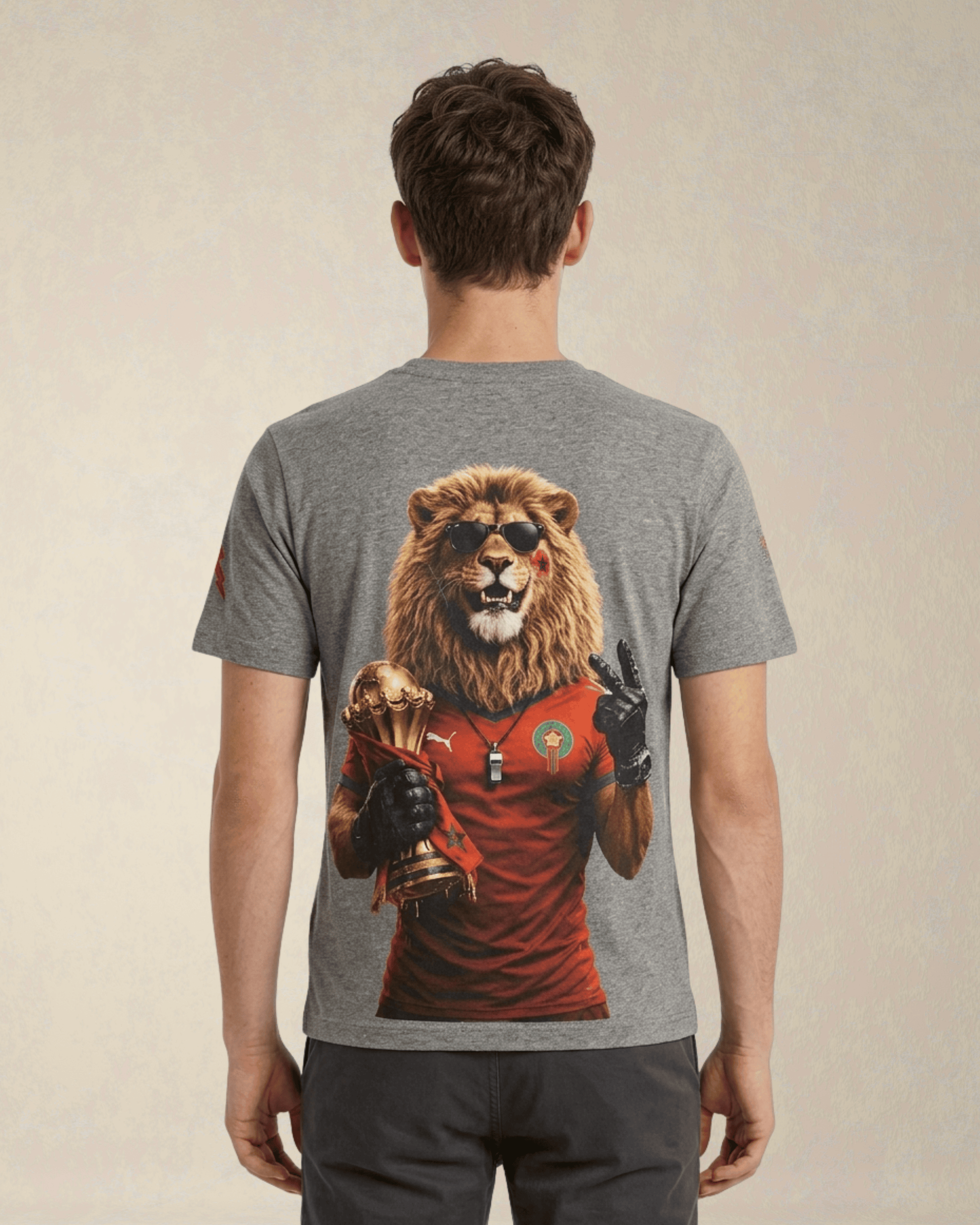 Lion Spécial Coupe du Monde Gris Chiné - Taj'in