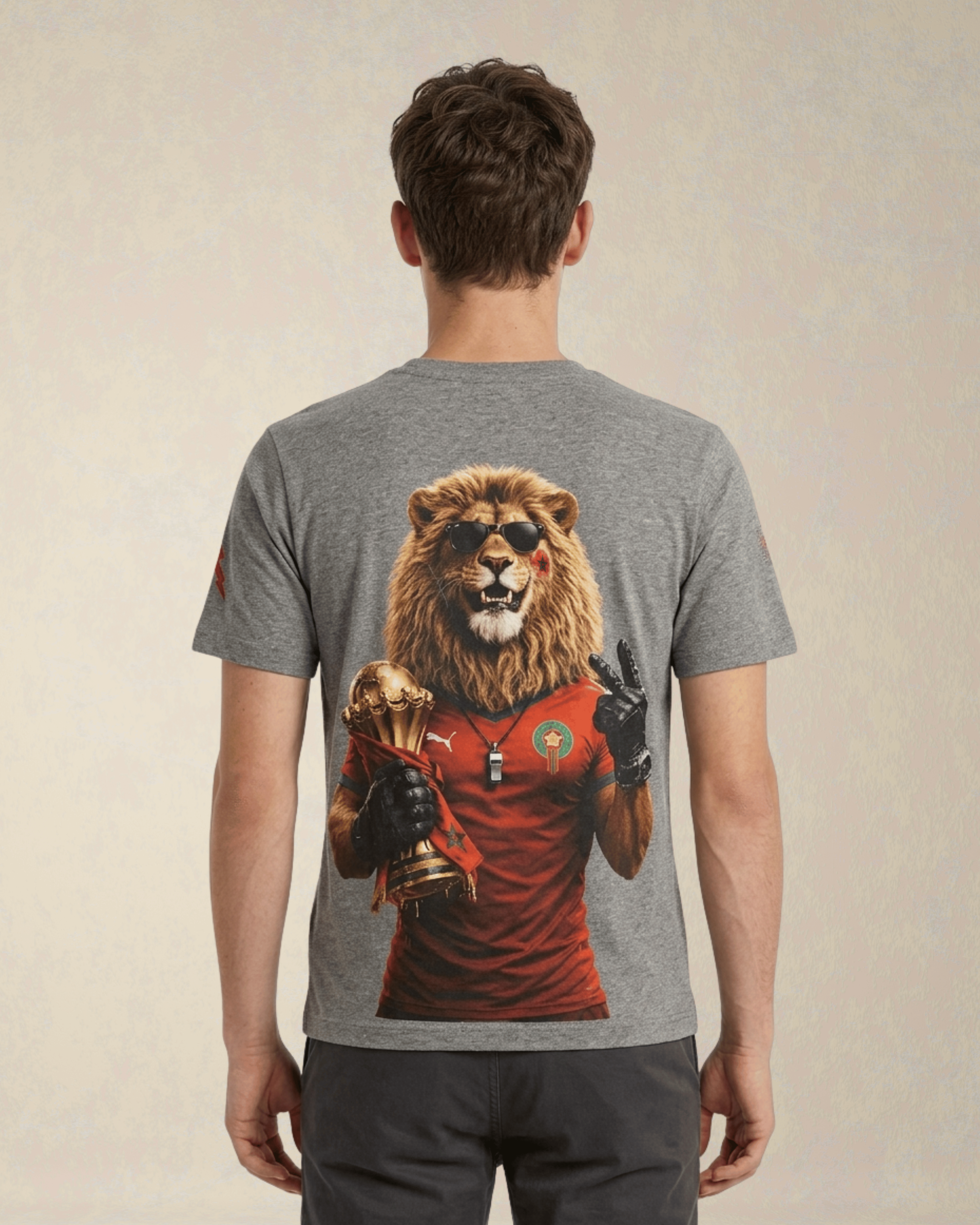 Lion Spécial Coupe du Monde Gris Chiné - Taj'in