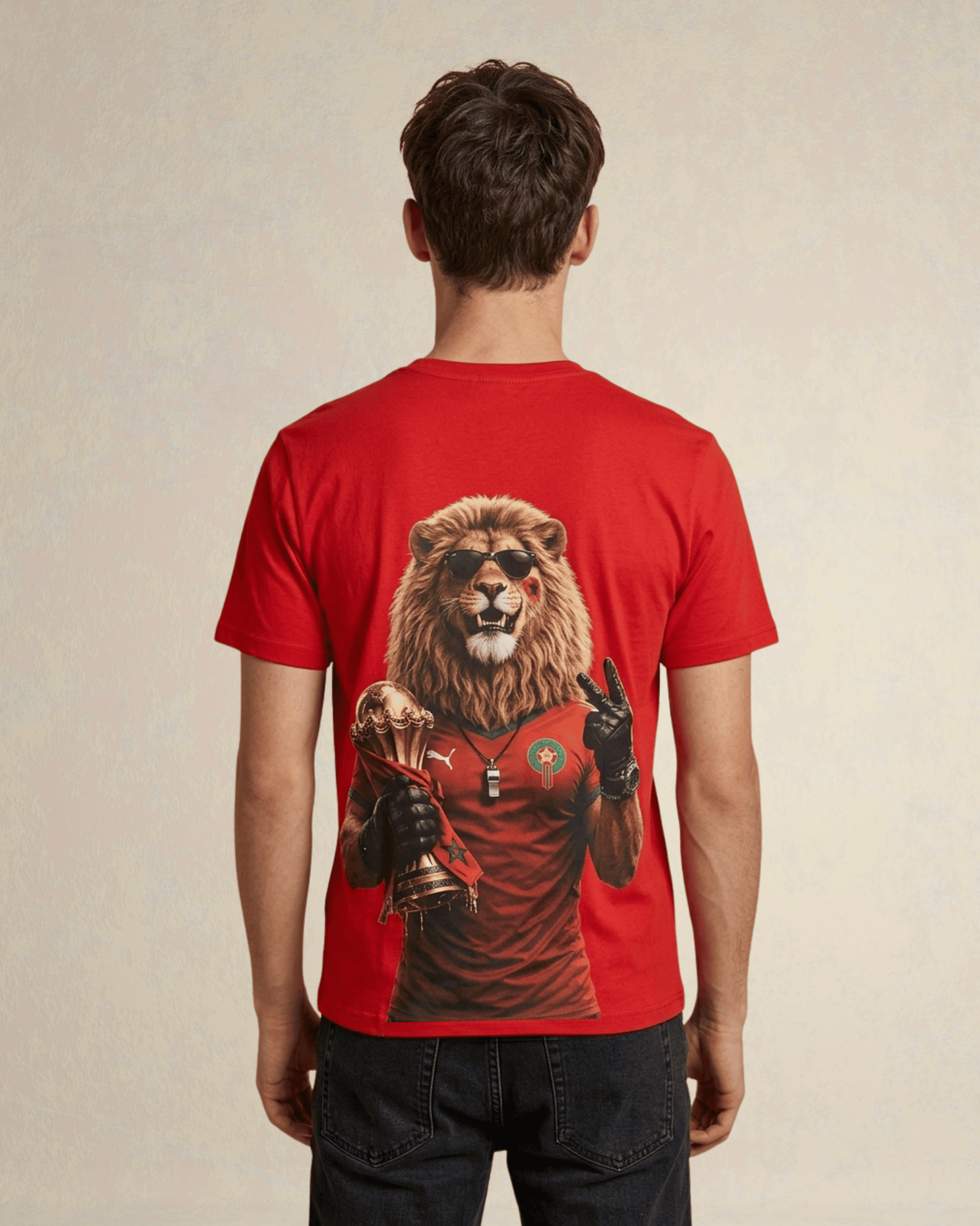 Lion Spécial Coupe du Monde Rouge - Taj'in