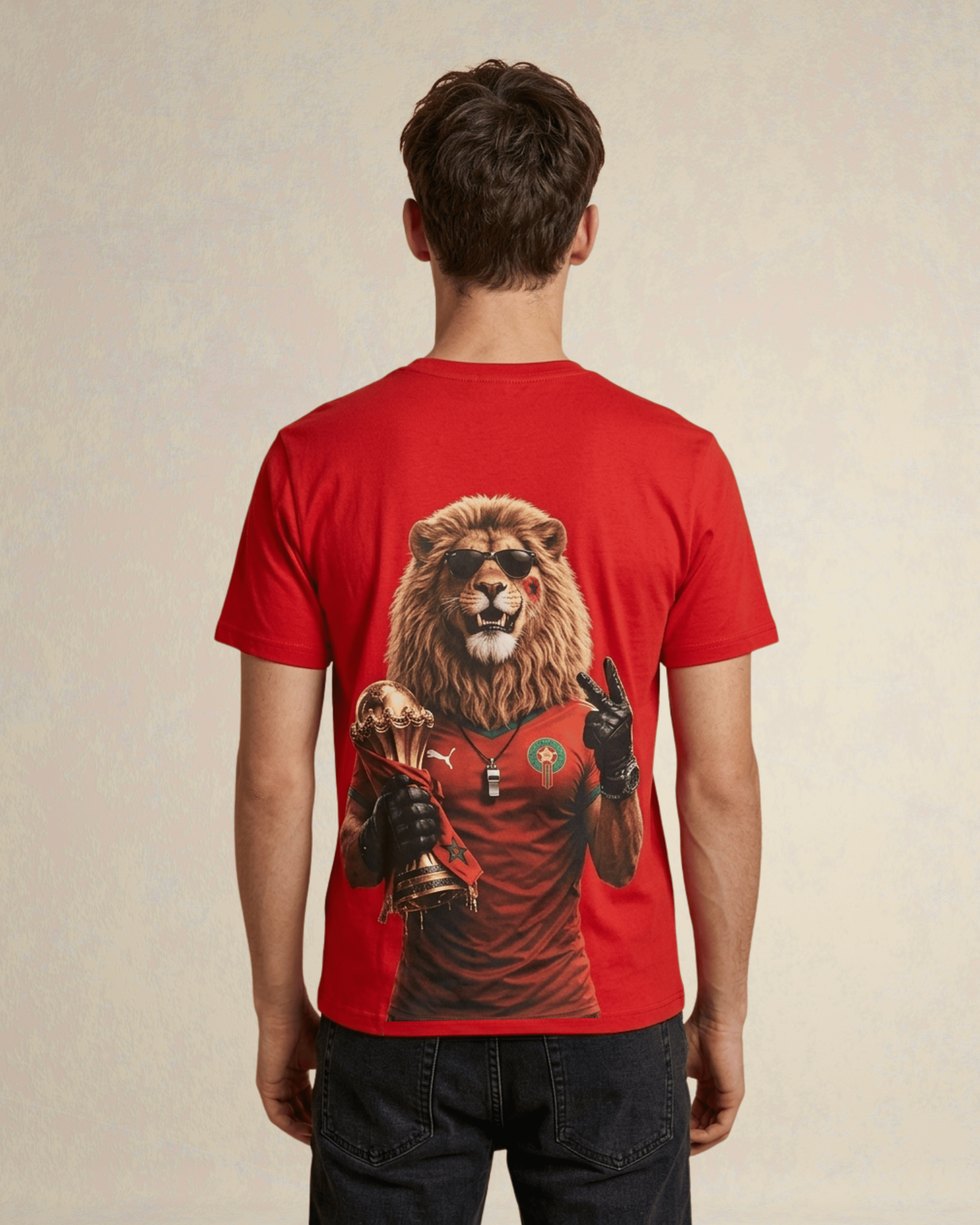 Lion Spécial Coupe du Monde Rouge - Taj'in