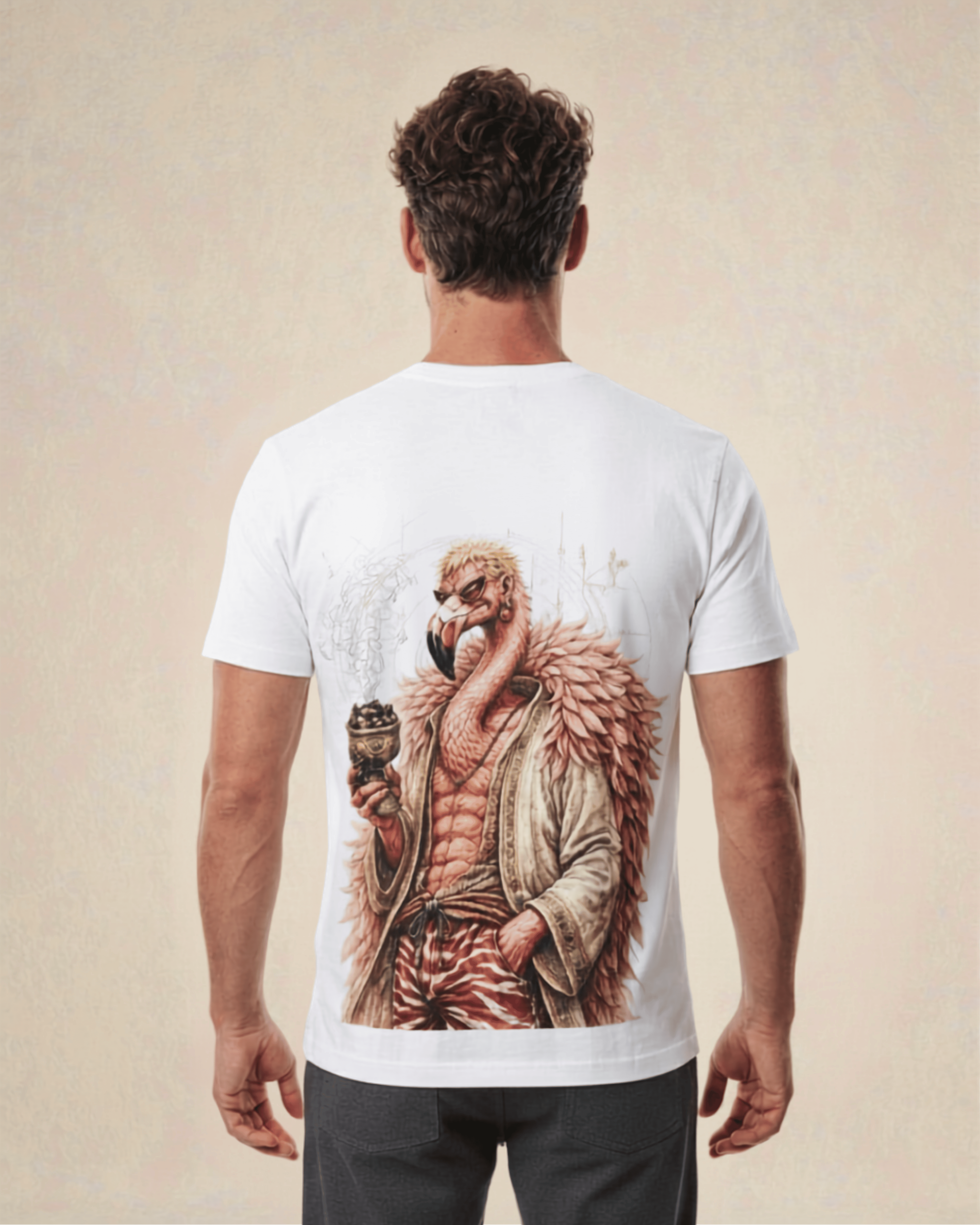 T-Shirt Flamand Rose - Taj'in