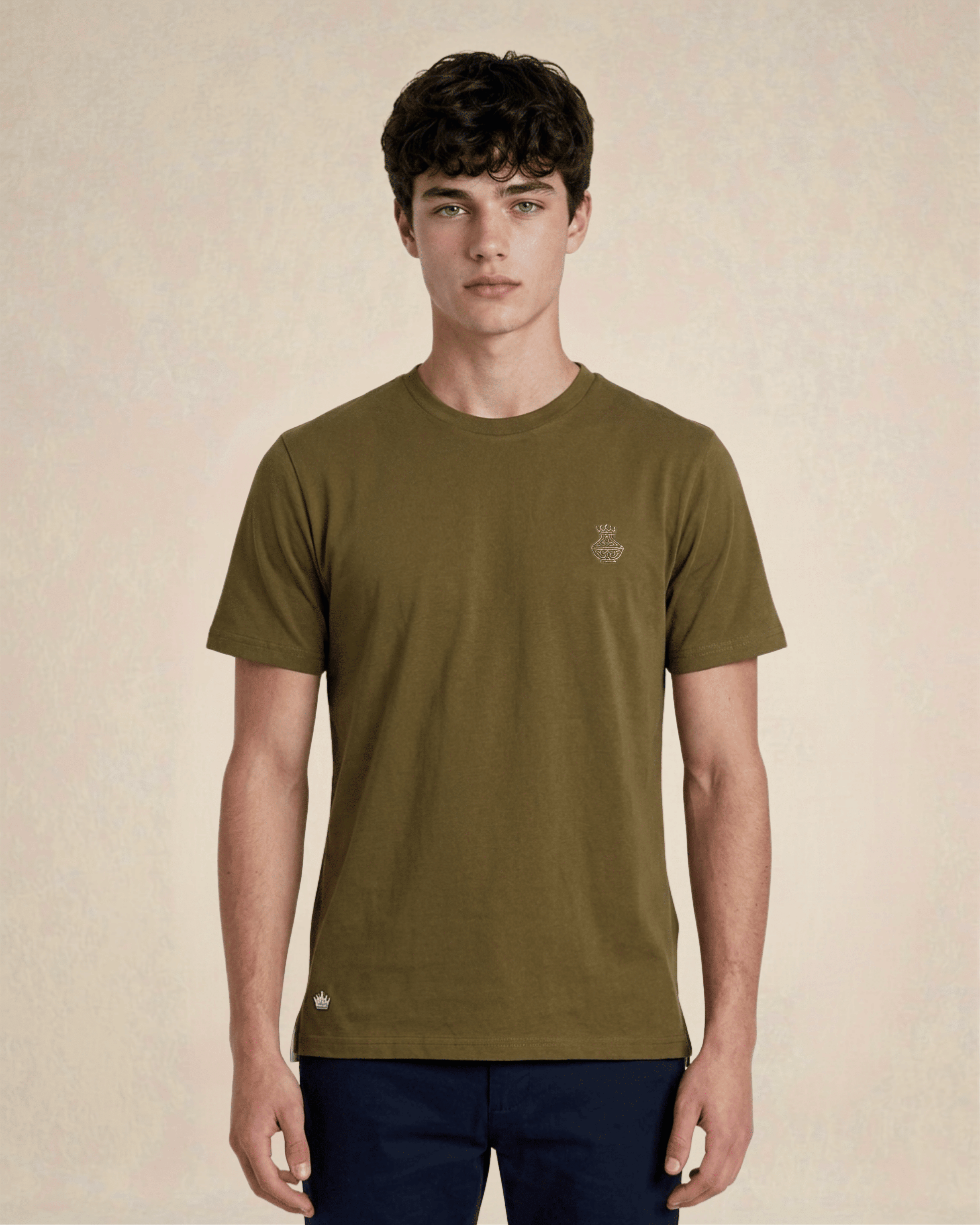 T-Shirt Taupe Oversize - Taj'in