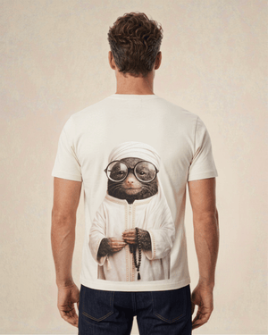 T-Shirt Taupe Oversize - Taj'in